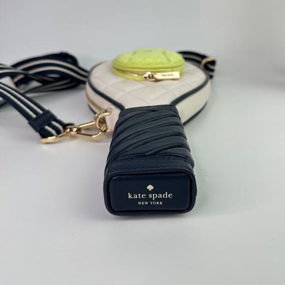 Kate Spade Grand Slam 3D Tennis Raquet Crossbody Bag - Picture 9 of 12